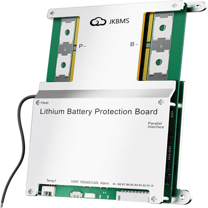 JKBMS Smart BMS 4S-8S 100A 1A Active Balance Integrado Bluetooth con CAN RS485 PCB Placa de Protección de Batería para Paquete de Batería LiFePO4 Li-ion LTO