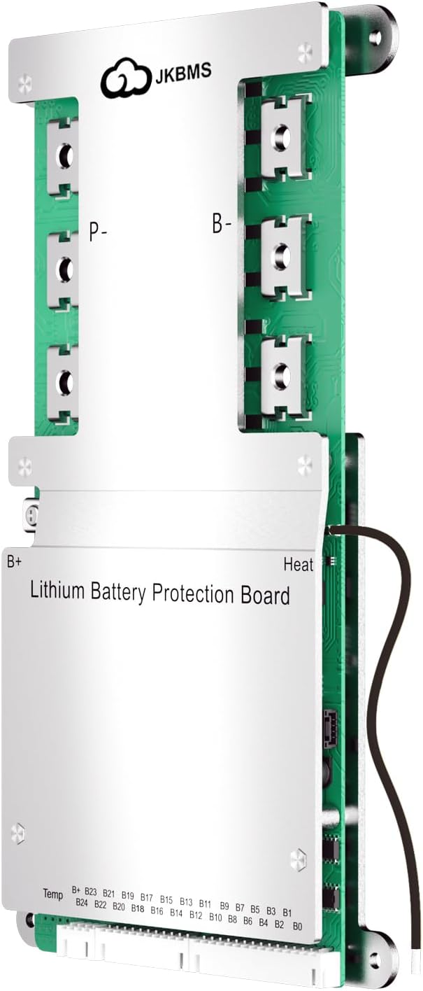 JKBMS Smart BMS 4S-8S 100A 1A Active Balance Integrado Bluetooth con CAN RS485 PCB Placa de Protección de Batería para Paquete de Batería LiFePO4 Li-ion LTO