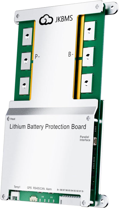 JKBMS Smart BMS 4S-8S 100A 1A Active Balance Integrado Bluetooth con CAN RS485 PCB Placa de Protección de Batería para Paquete de Batería LiFePO4 Li-ion LTO