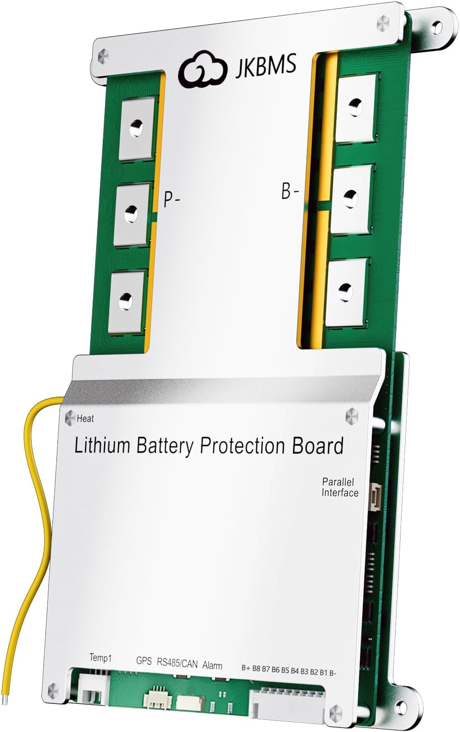 JKBMS Smart BMS 4S-8S 100A 1A Active Balance Integrado Bluetooth con CAN RS485 PCB Placa de Protección de Batería para Paquete de Batería LiFePO4 Li-ion LTO
