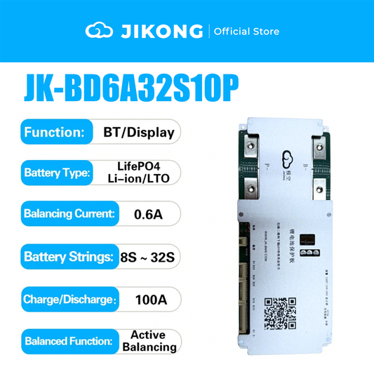 JIKONG JK-BD6A32S15P – 0.6A Balancer 150A BMS for 8S-32S LiFePO4