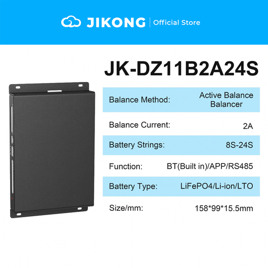 JIKONG JK-DZ11B2A24S – 2A Balancer BMS with RS485 for 8S-24S LiFePO4